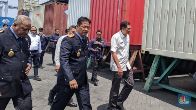 Purbaya sidak Pelabuhan Tanjung Priok. [Ist]